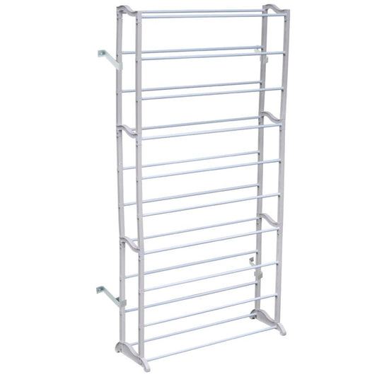 vidaXL 1/2x 40 Pair Free Standing 10 Tier Shoe Tower Rack Organizer Shelf-1