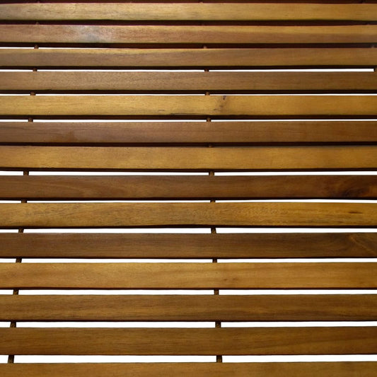 vidaXL Bathmat with Rubber Backing Bath Runner Bathroom Mat Acacia Hardwood-1