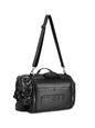 3D Shoulder Bag 3D PU Leather Large Studded Skull Travel Duffel Shoulder Bag