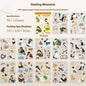 Beautiful Day Double Material Character Landscape Sticker Book