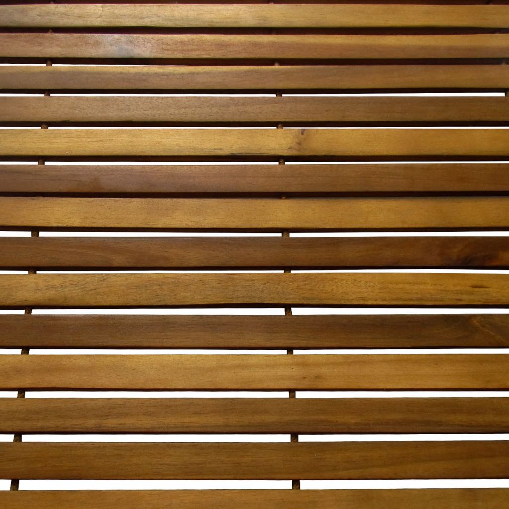 vidaXL Bathmat with Rubber Backing Bath Runner Bathroom Mat Acacia Hardwood-4