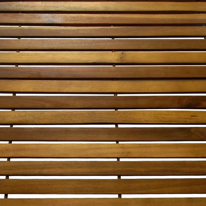 vidaXL Bathmat with Rubber Backing Bath Runner Bathroom Mat Acacia Hardwood-4