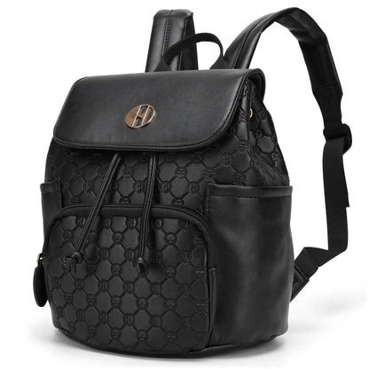 Compass 10L Vegan Leather Monogram Mini Backpack