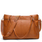 Leisure Luxe 33L Vegan Leather Weekender Tote Bag