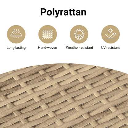 vidaXL Robot Mower Garage Storage Shelter Garden Outdoor Lawn Poly Rattan-0