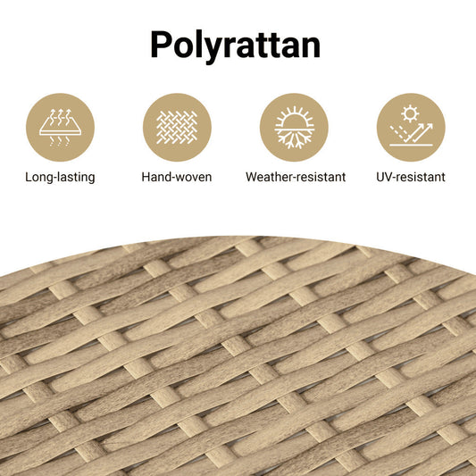 vidaXL Robot Mower Garage Storage Shelter Garden Outdoor Lawn Poly Rattan-0