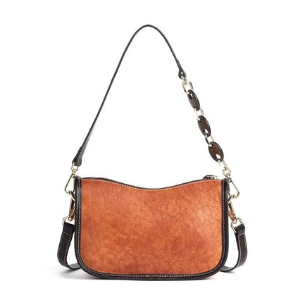 Rossie Viren Vintage Leather Hobo Underarm Shoulder Bag