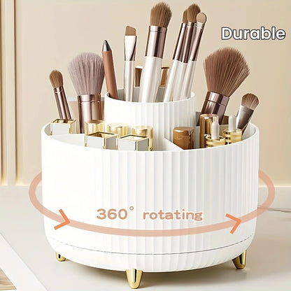 Rotatable Cosmetic Organizer – Large-Capacity Makeup Storage Box