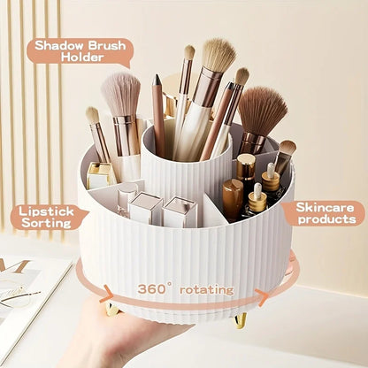 Rotatable Cosmetic Organizer – Large-Capacity Makeup Storage Box