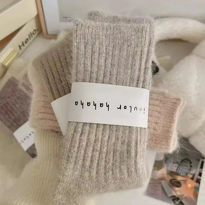 Japanese Harajuku Style Thick Warm Women's Cashmere Wool Socks