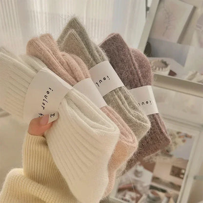 Japanese Harajuku Style Thick Warm Women's Cashmere Wool Socks