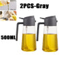 Woobrice Oil Spray Bottle 200/300/500ml - Eco-Friendly Cooking Sprayer for BBQ Baking Kitchen