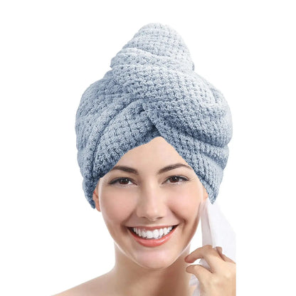 AuraWrap Anti-Frizz Microfiber Hair Towel