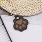 Memorial Leather Pet Hair Storage Bag Cat Paw Keychain Multifunctional Portable Keychain