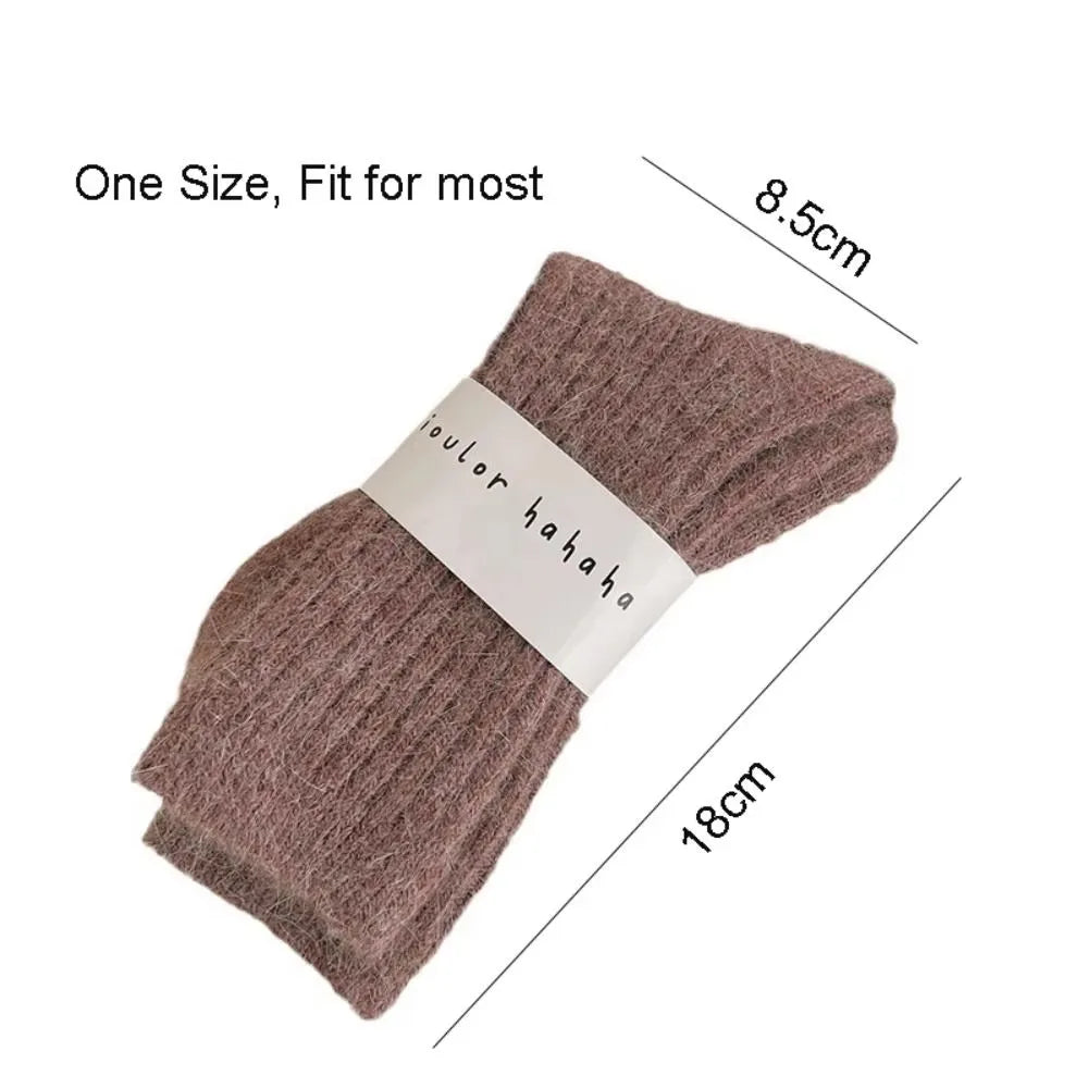 Japanese Harajuku Style Thick Warm Women's Cashmere Wool Socks