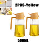 Woobrice Oil Spray Bottle 200/300/500ml - Eco-Friendly Cooking Sprayer for BBQ Baking Kitchen