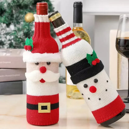 Christmas Wine Bottle Cover Christmas