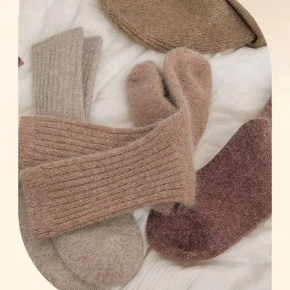Japanese Harajuku Style Thick Warm Women's Cashmere Wool Socks