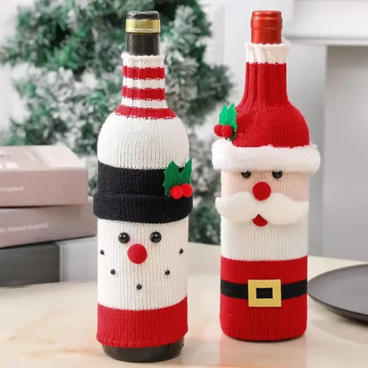 Christmas Wine Bottle Cover Christmas