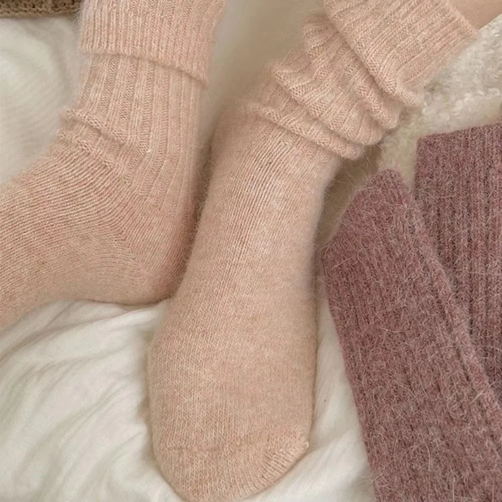 Japanese Harajuku Style Thick Warm Women's Cashmere Wool Socks