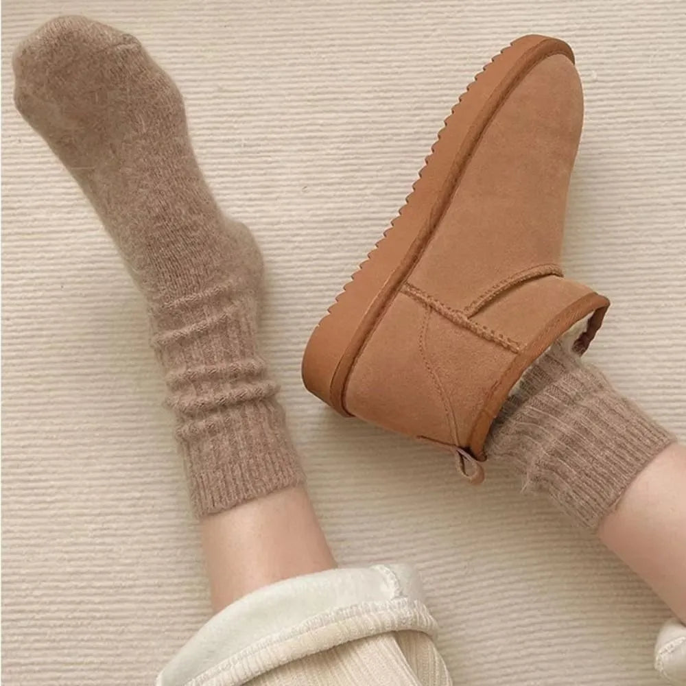 Japanese Harajuku Style Thick Warm Women's Cashmere Wool Socks