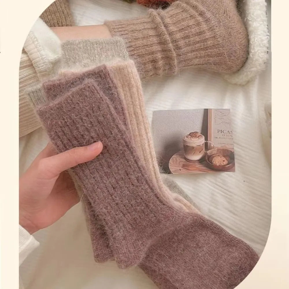 Japanese Harajuku Style Thick Warm Women's Cashmere Wool Socks