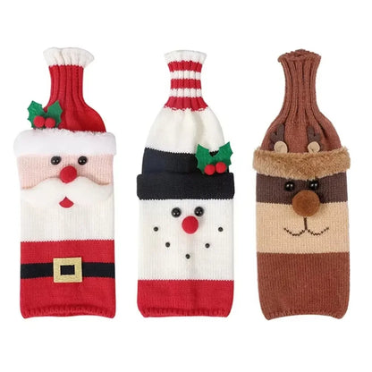 Christmas Wine Bottle Cover Christmas