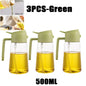 Woobrice Oil Spray Bottle 200/300/500ml - Eco-Friendly Cooking Sprayer for BBQ Baking Kitchen
