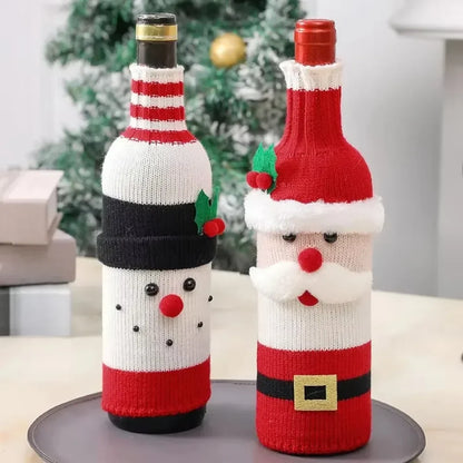Christmas Wine Bottle Cover Christmas