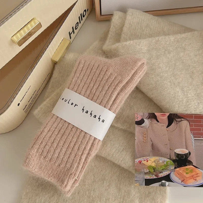 Japanese Harajuku Style Thick Warm Women's Cashmere Wool Socks