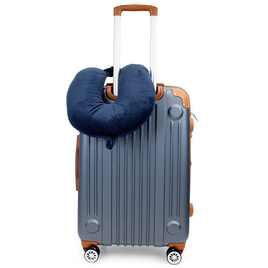 Plush Microbeads Travel Neck Pillow