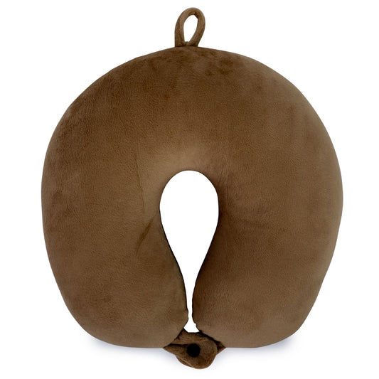 Plush Microbeads Travel Neck Pillow