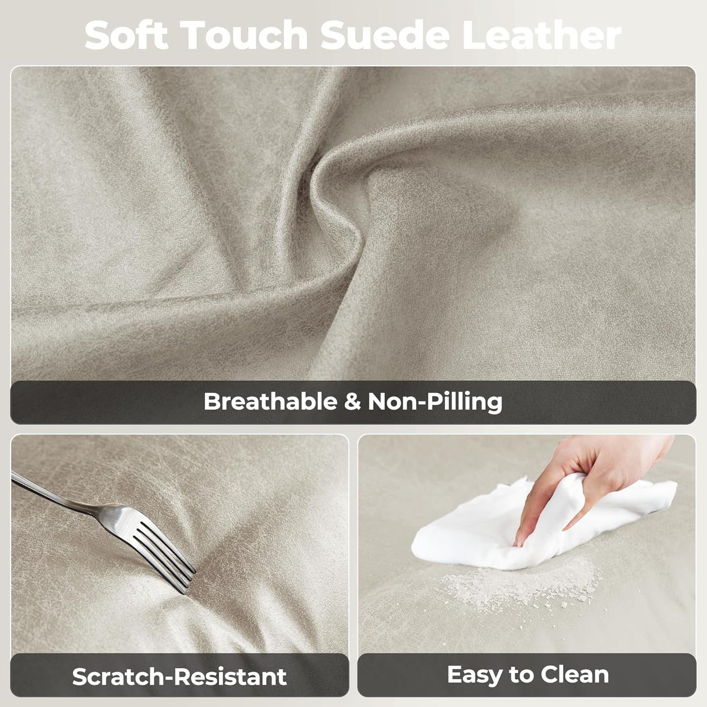 Ergonomic Home Office Chair With Lumbar Support Beige