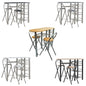 vidaXL Dining Table and Chair Kitchen Dining Set Dinner Table Chair Seat Wood-0